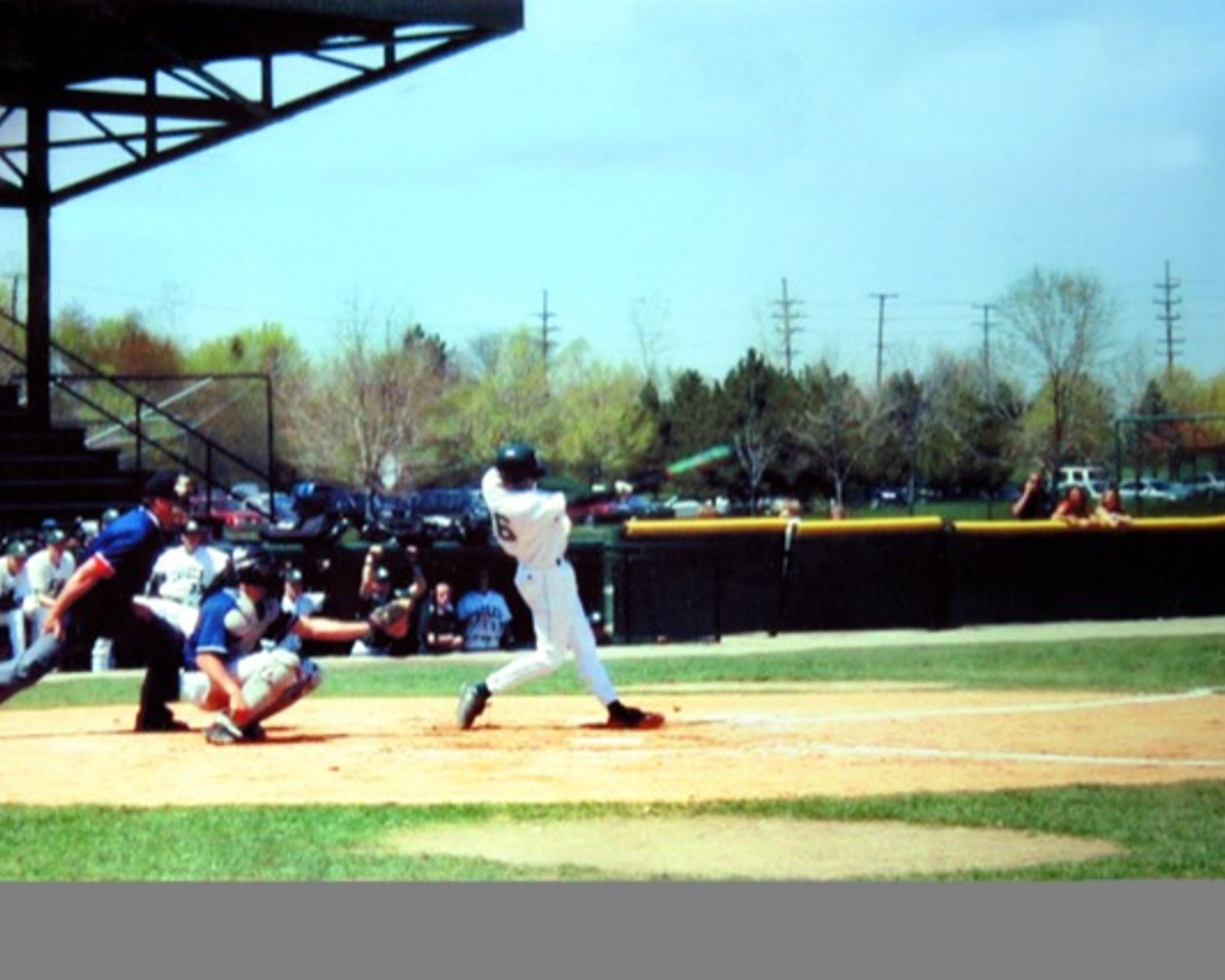 Baseball player in the field